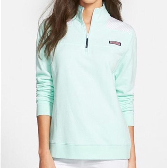 Vineyard Vines Mint Oxford Striped Shepherd Shirt - Picture 2 of 15